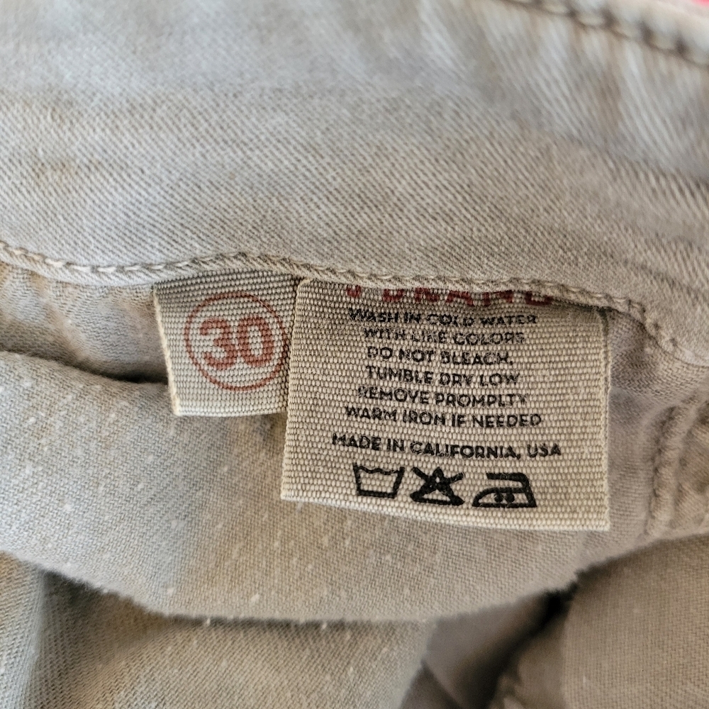 J. Brand Gray Taupe Cargo Denim Slim Fit Jeans Size 30 - Picture 5 of 6